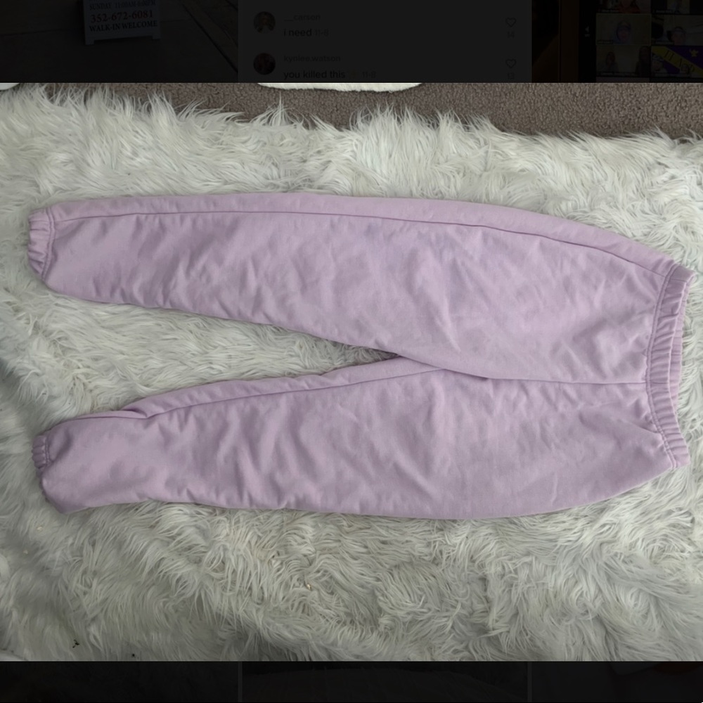 Tall Lilac Basic Cuffed Hem Joggers PLT - Picture 3 of 3